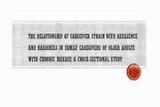 The relationship of caregiver strain with resilience and hardiness in family caregivers of older adults with chronic disease: a cross-sectional study