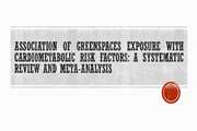 Association of greenspaces exposure with cardiometabolic risk factors: a systematic review and meta-analysis